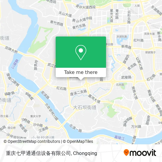 重庆七甲通通信设备有限公司 map