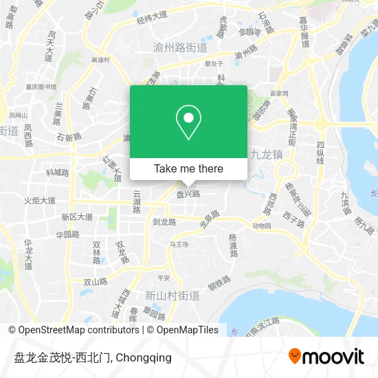 盘龙金茂悦-西北门 map