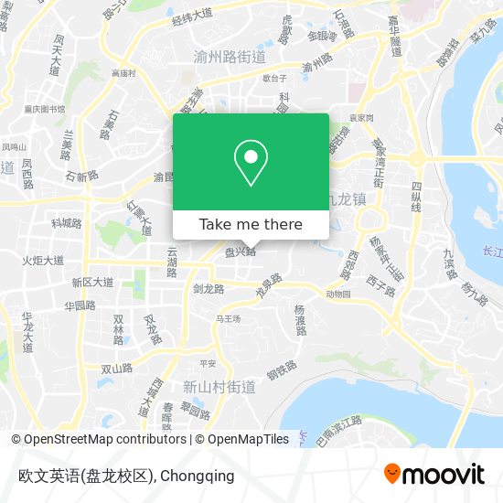 欧文英语(盘龙校区) map