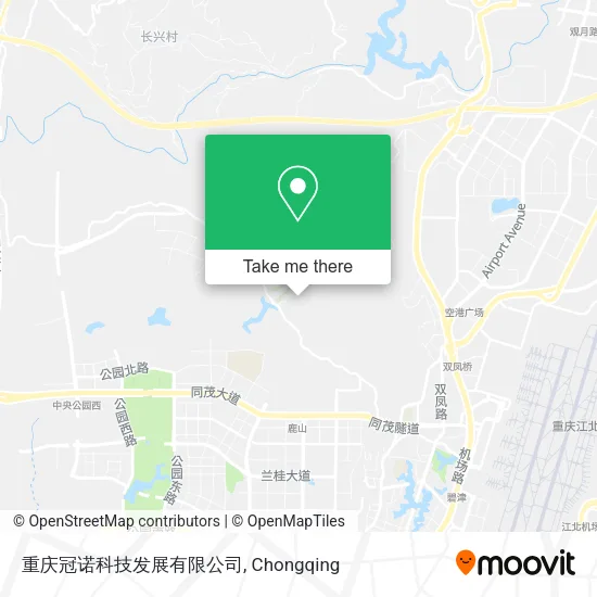 重庆冠诺科技发展有限公司 map