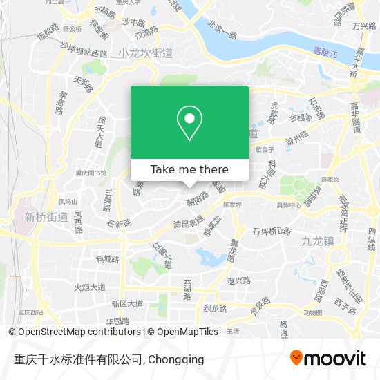 重庆千水标准件有限公司 map