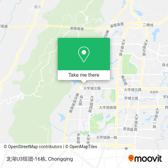 龙湖U3组团-16栋 map