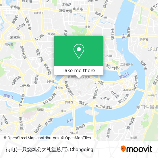 街电(一只烧鸡公大礼堂总店) map