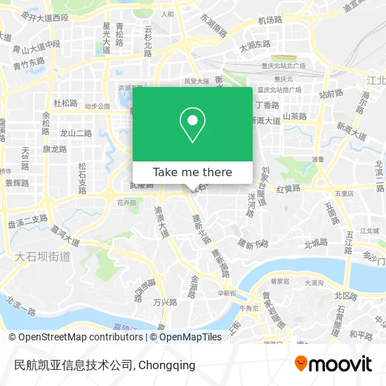 民航凯亚信息技术公司 map