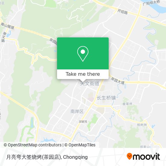月亮弯大签烧烤(茶园店) map