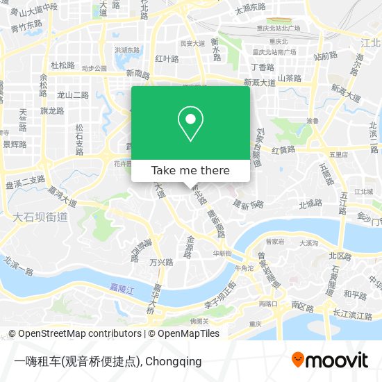 一嗨租车(观音桥便捷点) map