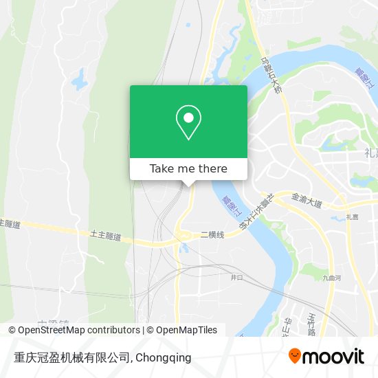 重庆冠盈机械有限公司 map