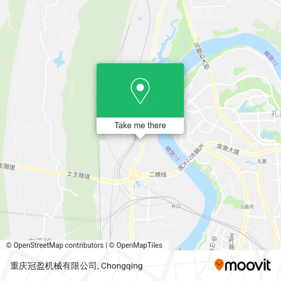 重庆冠盈机械有限公司 map