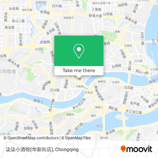柒柒小酒馆(华新街店) map