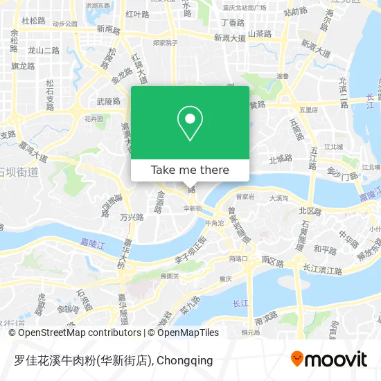 罗佳花溪牛肉粉(华新街店) map
