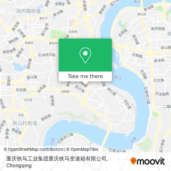 重庆铁马工业集团重庆铁马变速箱有限公司 map