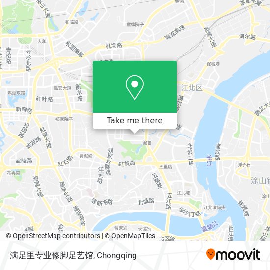 满足里专业修脚足艺馆 map