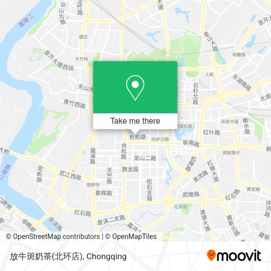 放牛斑奶茶(北环店) map