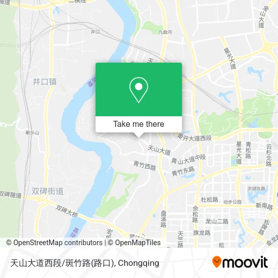 天山大道西段/斑竹路(路口) map