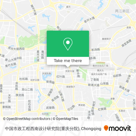 中国市政工程西南设计研究院(重庆分院) map