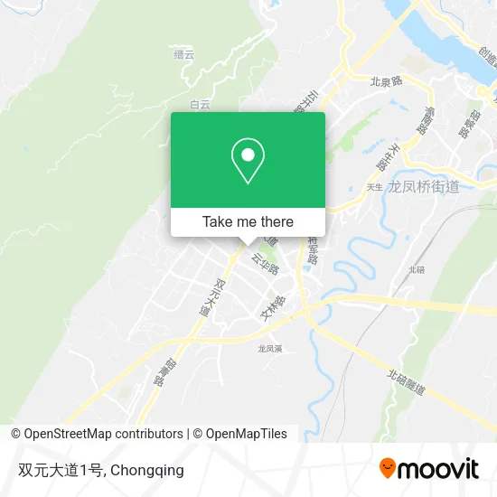 双元大道1号 map