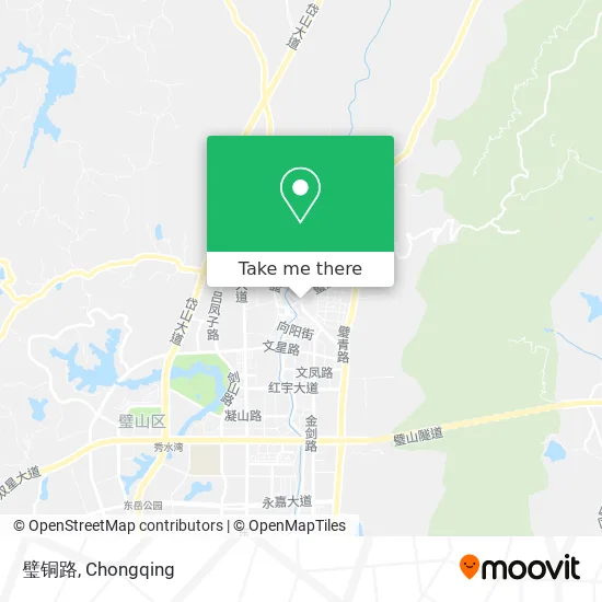璧铜路 map