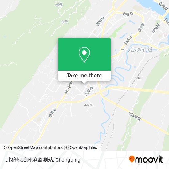 北碚地质环境监测站 map