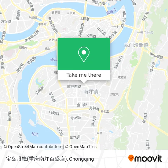 宝岛眼镜(重庆南坪百盛店) map