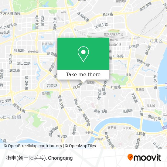 街电(朝一阳乒乓) map