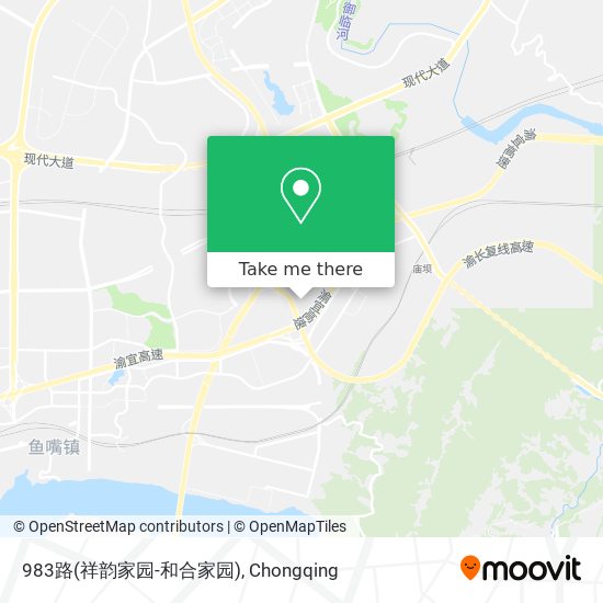 983路(祥韵家园-和合家园) map