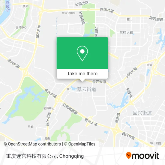 重庆迷宫科技有限公司 map