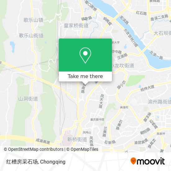 红槽房采石场 map