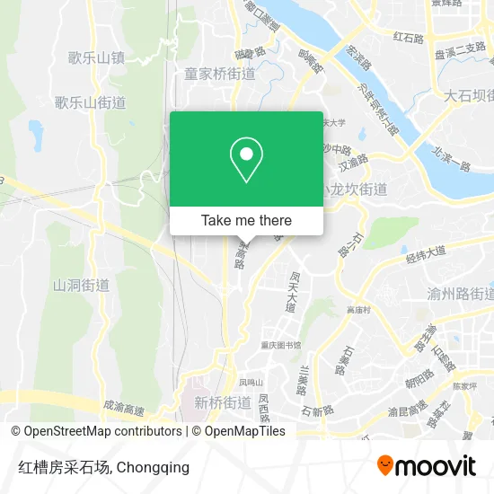 红槽房采石场 map