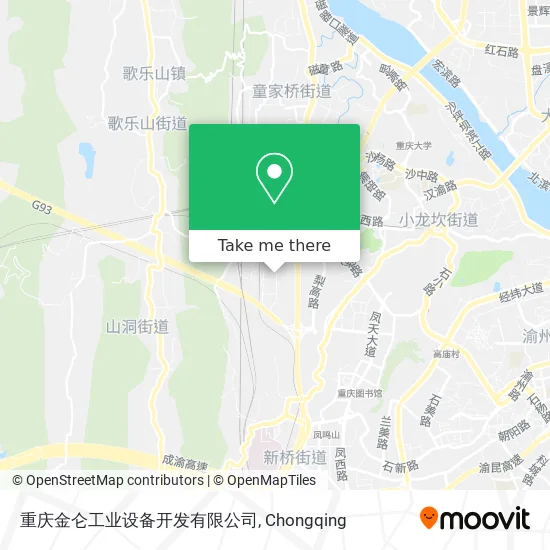 重庆金仑工业设备开发有限公司 map