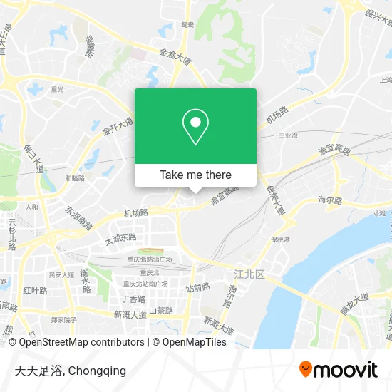 天天足浴 map