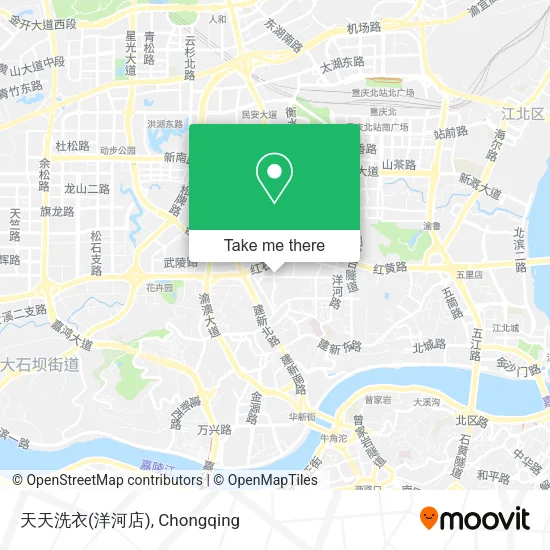天天洗衣(洋河店) map