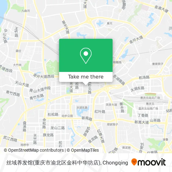 丝域养发馆(重庆市渝北区金科中华坊店) map