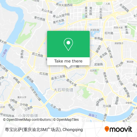 尊宝比萨(重庆渝北SM广场店) map