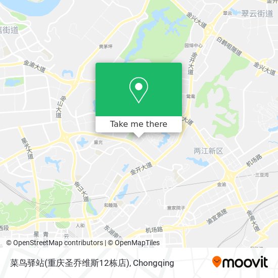 菜鸟驿站(重庆圣乔维斯12栋店) map