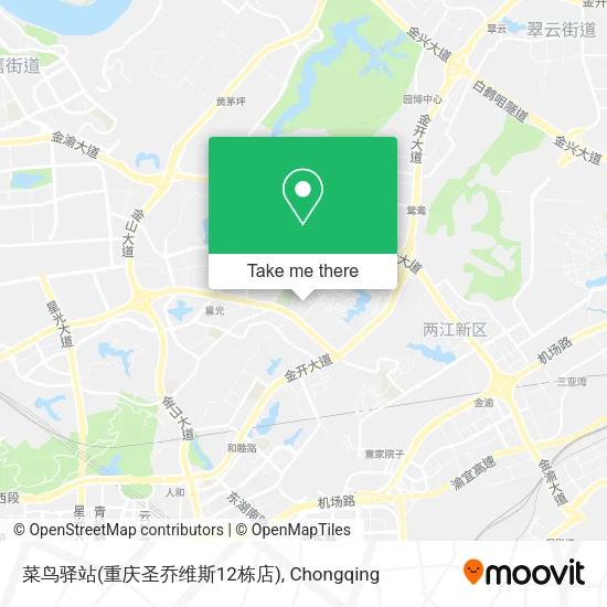 菜鸟驿站(重庆圣乔维斯12栋店) map