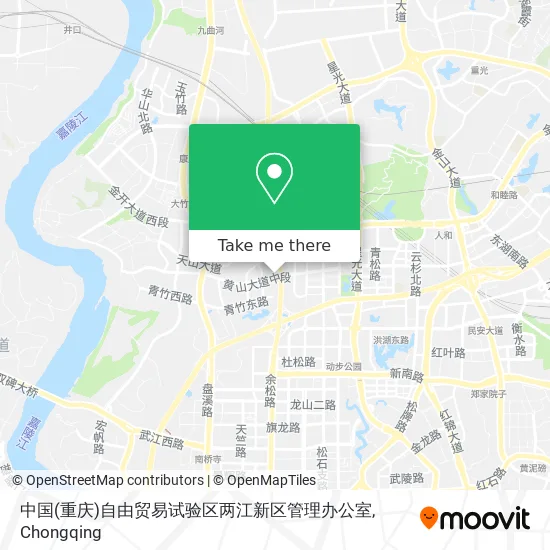 中国(重庆)自由贸易试验区两江新区管理办公室 map