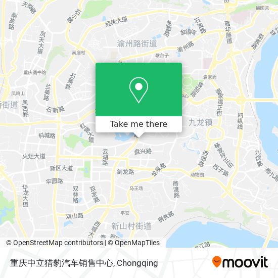 重庆中立猎豹汽车销售中心 map