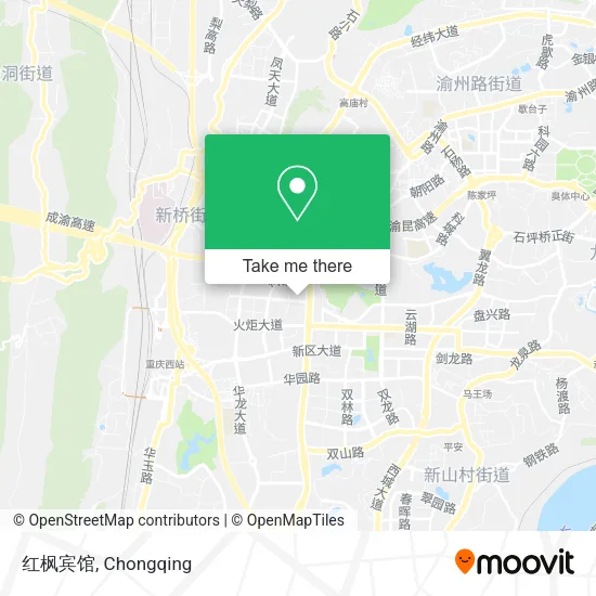 红枫宾馆 map