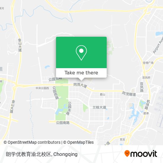 朗学优教育渝北校区 map