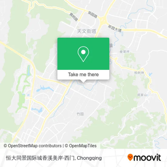 恒大同景国际城香溪美岸-西门 map