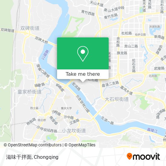滋味干拌面 map