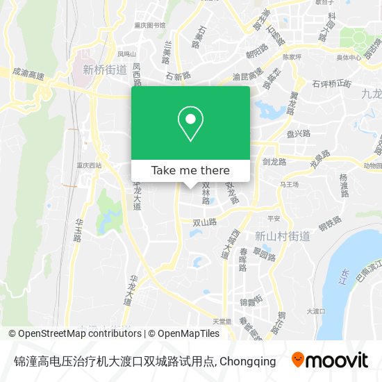 锦潼高电压治疗机大渡口双城路试用点 map