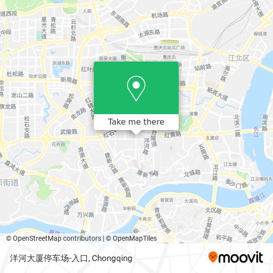 洋河大厦停车场-入口 map