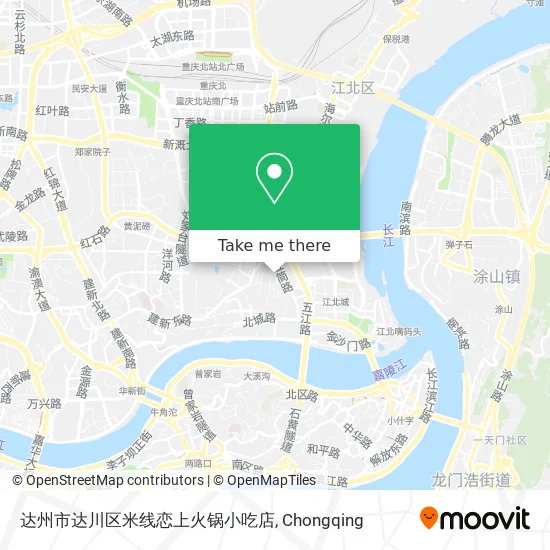 达州市达川区米线恋上火锅小吃店 map