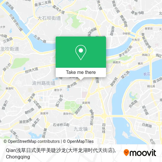 Qian浅草日式美甲美睫沙龙(大坪龙湖时代天街店) map