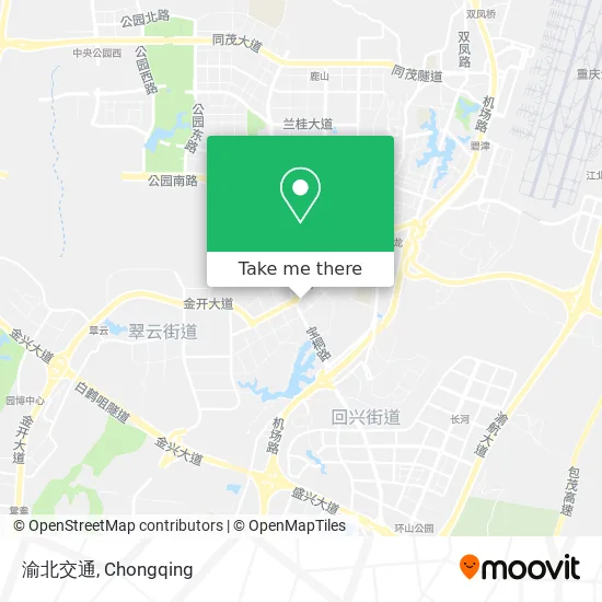 渝北交通 map