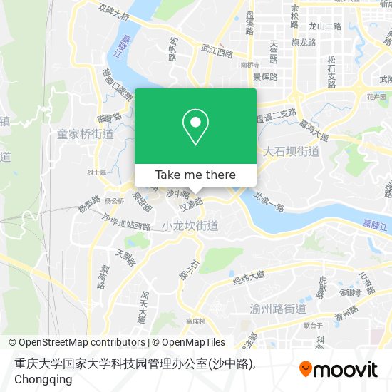 重庆大学国家大学科技园管理办公室(沙中路) map