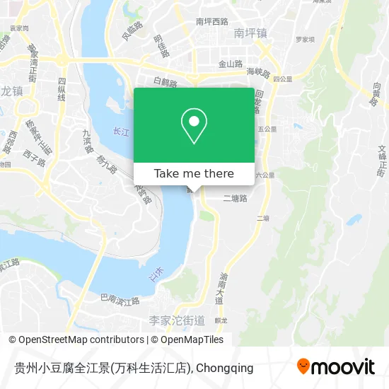 贵州小豆腐全江景(万科生活汇店) map