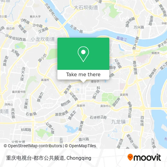 重庆电视台-都市公共频道 map