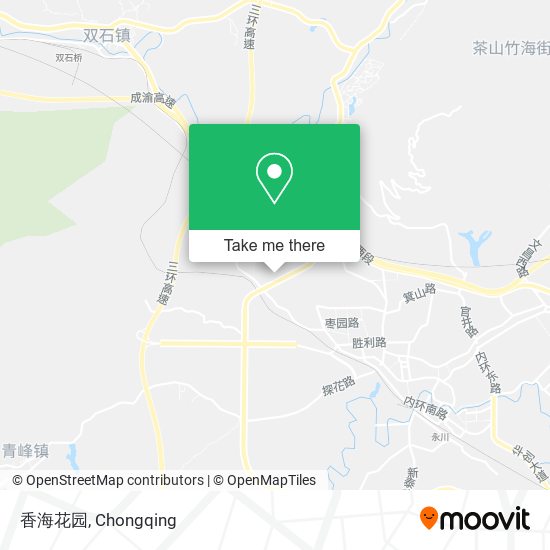 香海花园 map